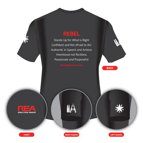 Definition of a Rebel Short Sleeve Shirt | Rebels Edge Armory