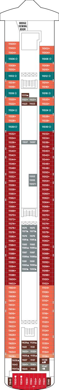 Norwegian Gem Deck plan & cabin plan