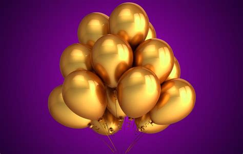 Gold Balloons Wallpapers - Top Free Gold Balloons Backgrounds ...