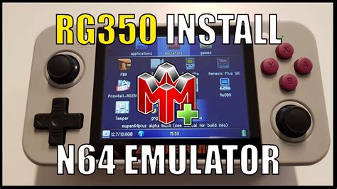 RG350 - Retro Game 350 How to Install N64 Emulator Mupen64 - YouTube