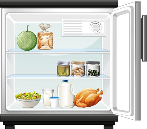 Food In Fridge Clipart Free