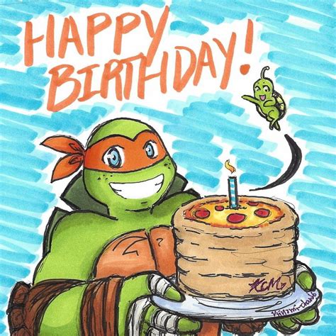 Happy Birthday Ninja Turtle Images - Wildcard Reining