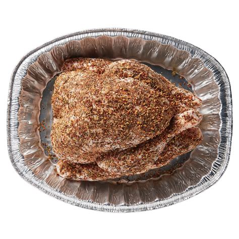 H-E-B Meal Simple Seasoned Raw Whole Turkey with Garlic Butter - Shop ...