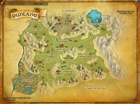 Middle Earth Map Mirkwood