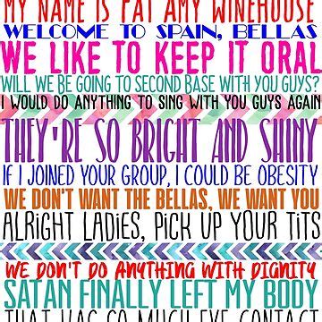 "Pitch Perfect 3 Quotes" Poster for Sale by lizzie081194 | Redbubble