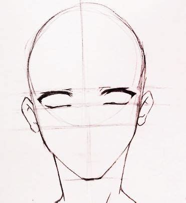 Head Idea | Drawing tutorial face, Anime face drawing, Manga drawing tutorials