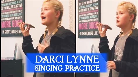 Darci Lynne Singing Practice - YouTube