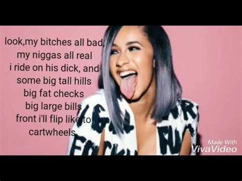 Cardi B - Money (lyrics) - YouTube