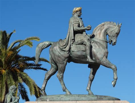 Napoleon's Statue, Ajaccio, Corsica | A statue of Napoleon B… | Flickr