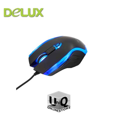 Delux Titan M556 Professional Gaming Wired Mouse with 7 colors LED Backlight | Shopee Philippines