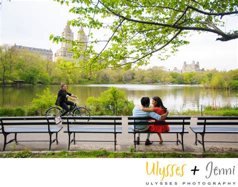 Couple on Bench in Central Park NY - Ulysses Photography