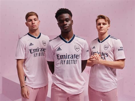 Arsenal reveal new pink third kit for 2022/23 season | The Independent
