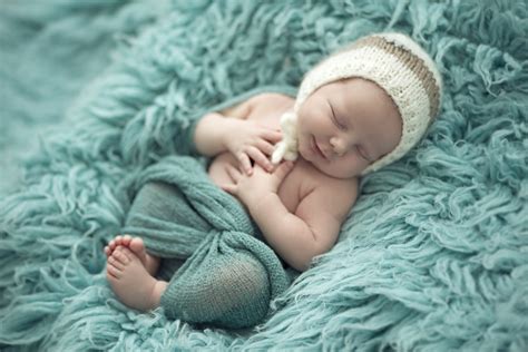 Download Cute Smile Blue Photography Baby HD Wallpaper