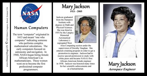 Jackson, Mary - Aerospace Engineer - HistoryMugs.us