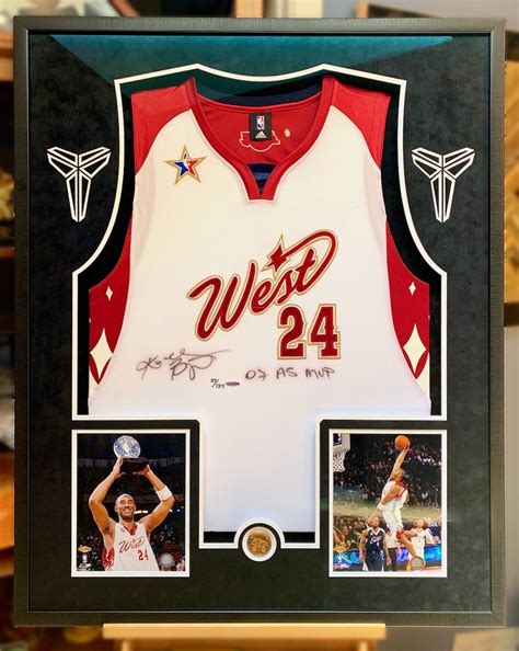 Kobe Bryant All-Star signed Jersey Framed by Jacquez Art | Framed ...