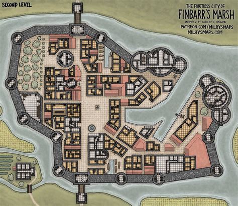 The Fortress City of Finbarr’s Marsh – Milby's Maps