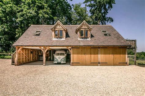 A room above garage in Surrey – Oakwrights Shed Design, Garage Design ...