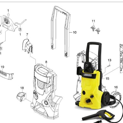 KARCHER K4.600 Spare Parts Diagrams 1180603 – Aquaspray Ltd