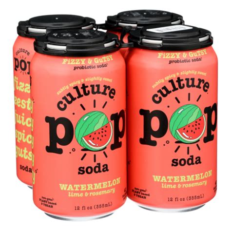 Culture Pop Soda Probiotic Watermelon 48 oz | Shipt