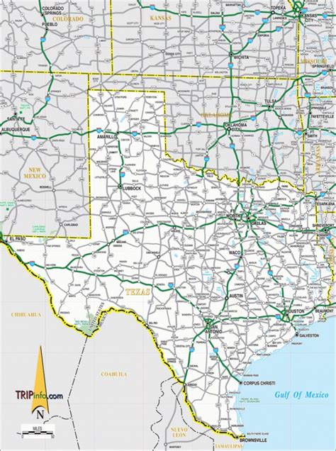 South Texas Road Map