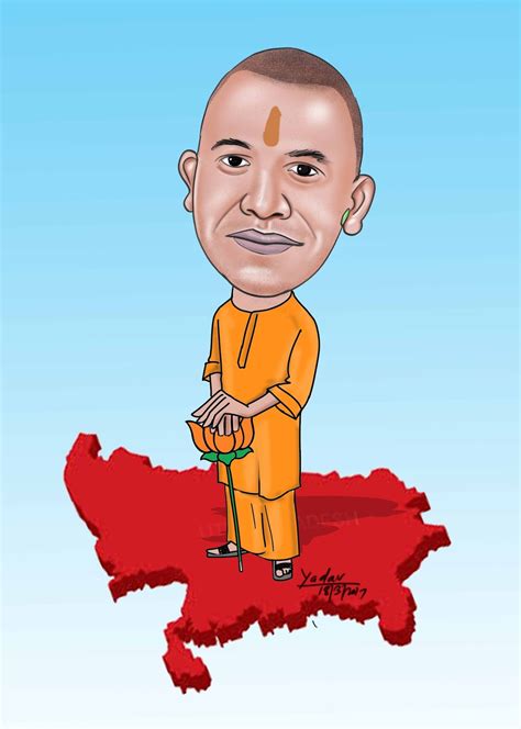 caricaturecartoon: yogi caricature, Yogi_Adityanath, Yogi ...