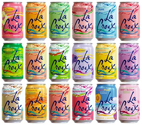 Buy La Croix Sparkling Water Variety Pack, 12 Fl Oz Cans - In Sanisco Box (18 Pack) (La croix ...