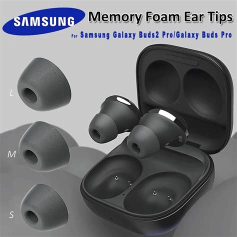 Samsung Galaxy Buds Pro Memory Foam Tips Replacement Ear Tips Noise ...