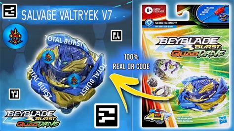 NEW QR CODE SALVAGE VALTRYEK V7 THOUGHTS BEYBLADE BURST, 40% OFF