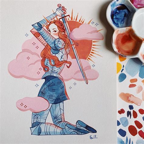 Sibylline Meynet on Instagram: "Knight of the Sun 🌞 Tools : paper ...