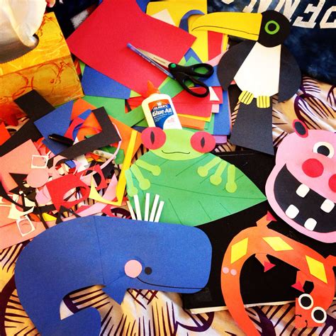 Construction Paper Animals to decorate classroom | Paper animals, Diy classroom decorations, Diy ...