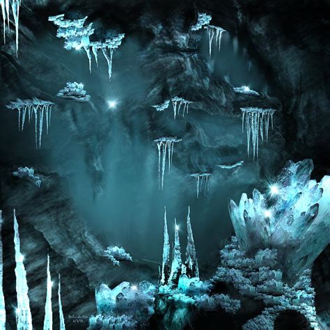 Crystal Cave Mystery Digital Art by Artful Oasis - Fine Art America