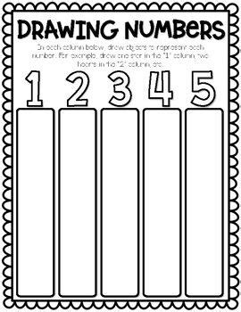 Drawing Numbers Worksheets (((2 PAGES))) | Number worksheets, Numbers, Worksheets