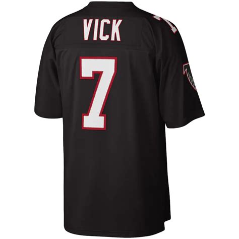 Men's Atlanta Falcons Michael Vick Mitchell & Ness Black Legacy Replica Jersey