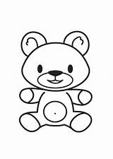 Dibujo De oso Para Colorear  Img 18059 sketch template