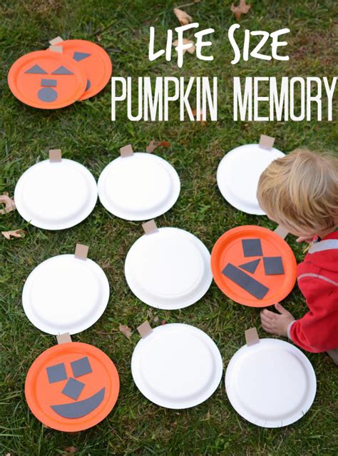 Make Your Own Life Size Pumpkin Memory Game – Party Ideas