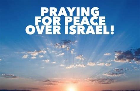 Praying for the Peace of Israel - My Peace Zone