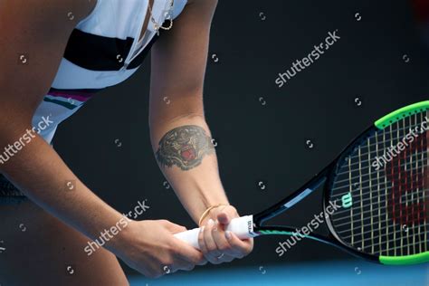 Tattoo Seen On Arm Aryna Sabalenka Redaktionelles Stockfoto – Stockbild ...