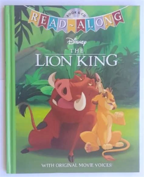 DISNEY THE LION King Read-Along Book & CD Book Only $5.00 - PicClick AU