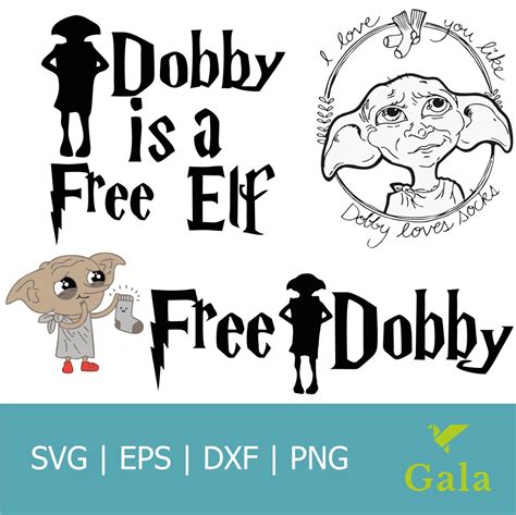 Dobby SVG Svg Png Dxf Eps Free Dobby SVG Dobby is a Free Elf Dobby ...