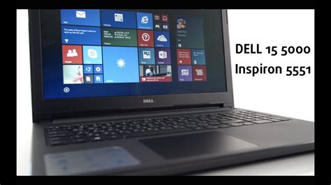 DELL Inspiron 5551 - 15 5000 Series, 2015 - video review - YouTube