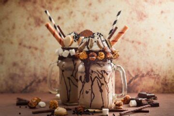 Creamy KitKat Milkshake With Ice Cream - Bite N Sip