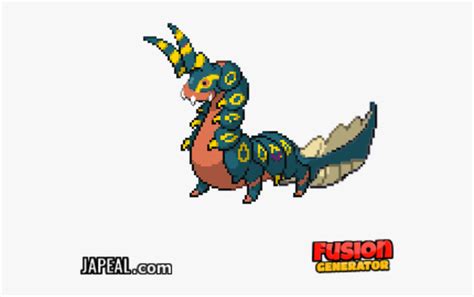 Fusion Generator Japeal - Pokemon Fusion Japeal Art, HD Png Download , Transparent Png Image ...