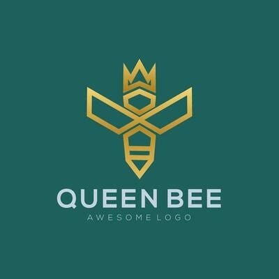 Queen Bee Logo Vector Art, Icons, and Graphics for Free Download