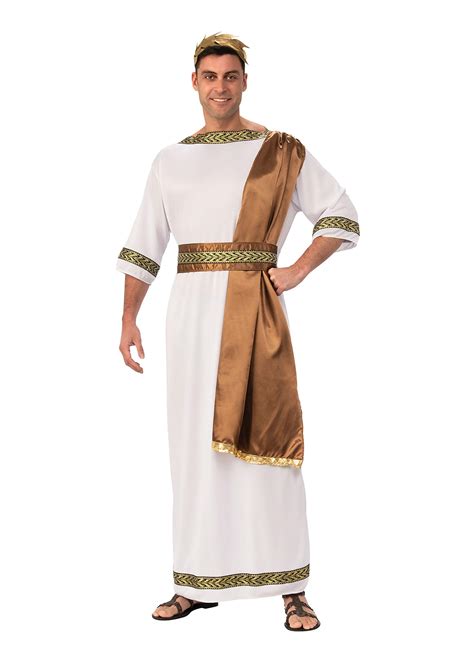 Buy Bristol Novelty AC734X Greek God Costume set | For Men | White, and ...