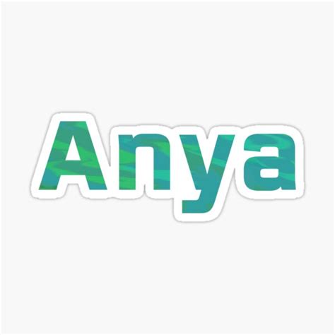 "Anya " Sticker for Sale by hobbytimes | Redbubble