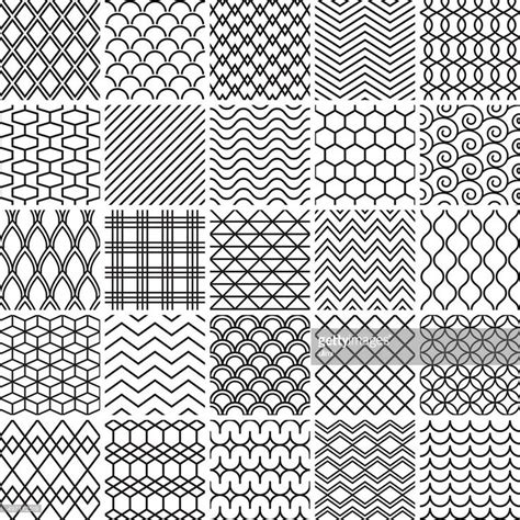 Seamless pattern : Vector Art | Line design pattern, Pattern art ...