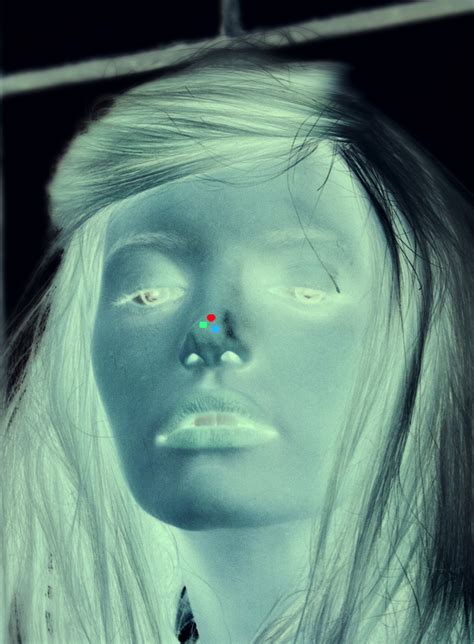 1. Stare at the red dot on the girl’s nose for 30 seconds 2. Turn your ...