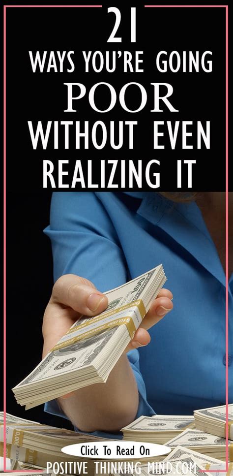 21 Ways You're Wasting Money Without Knowing It - Positive Thinking Mind