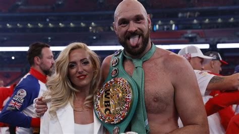 Tyson Fury: Wife Paris 'proud' of boxing glory predicted as a teen ...