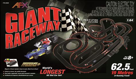 AFX 22020 Giant Raceway w/o Digital Lap Counter Longest HO Slot Car Racing Set 53941220204 | eBay